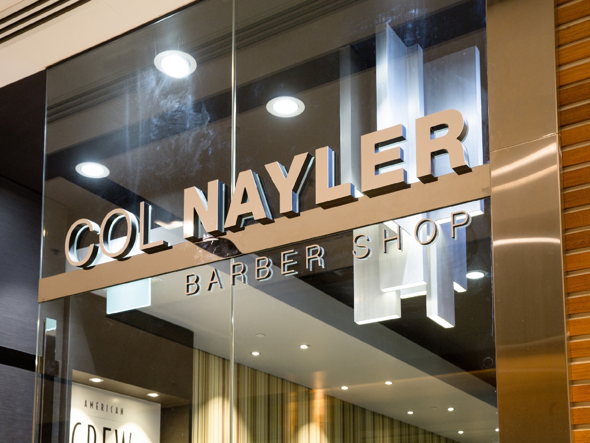 Col Nayler Carindale Barber Shop Brisbane. Market leader in men’s hairdressing since the 1950s and an icon in the industry.